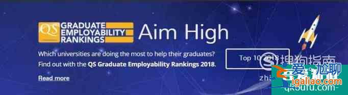 QS全球高校毕业生就业能力排名2018版公布！？