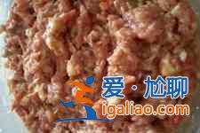 鲜肉馄饨馅的做法？
