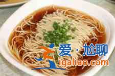 阳春面怎么做？