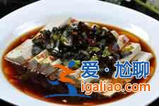 松花蛋豆腐？