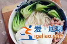 青菜鸡蛋面的做法？