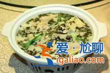 雪里红炖豆腐？