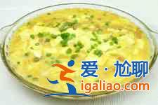 蟹黄豆腐的做法？