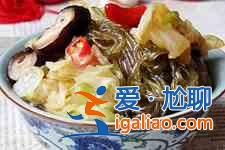 白菜炖粉条的做法？