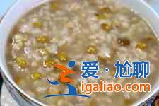 小米绿豆粥的做法？