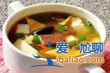 鸭血豆腐？