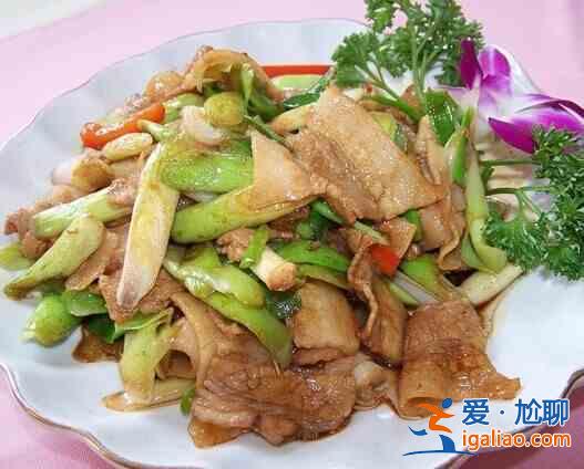 大葱炒肉的做法？