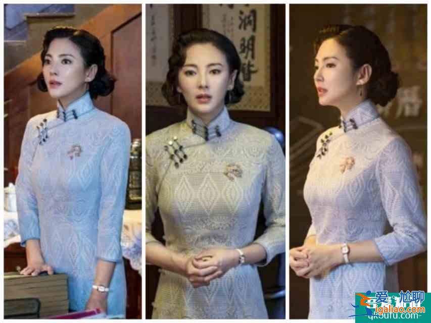 旗袍美探马伊琍上演旗袍风，张雨绮客串旗袍复古波纹头造型美呆了？