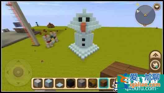 迷你世界雪人制作方法？