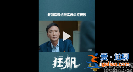 狂飙指导组被实名举报受贿上热搜 徐忠被停职高家兄妹会不会都下线