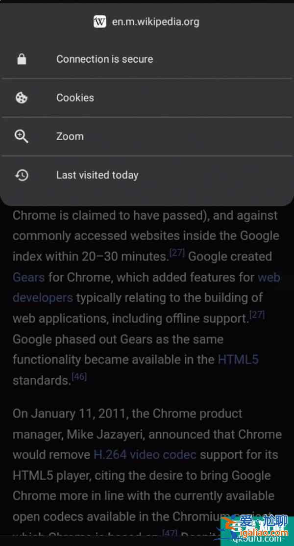 Android版Chrome浏览器将新增页面缩放功能？
