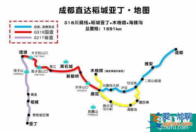 川西自驾游最佳线路图 这四条经典路线3？