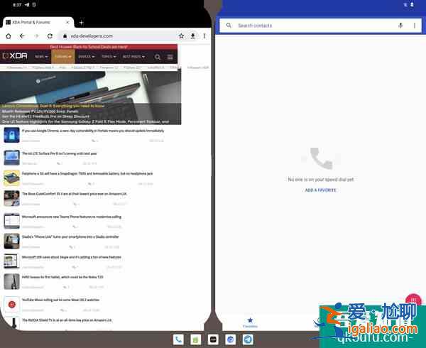 Android 12.1曝光：锁屏界面一分为二加入任务栏？
