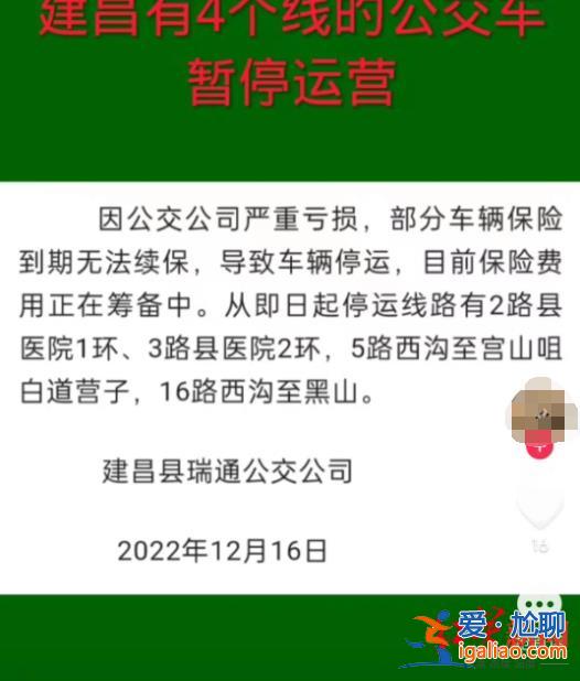 多地出现部分公交线路、公交公司停运 原因均为亏损严重 如何破局？？