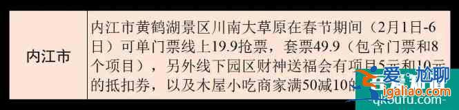 2022四川各市州景区优惠政策汇总？