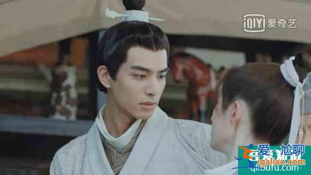 《漂亮书生》风雪CP：鞠婧祎宋威龙的首次戏中山洞壁咚，太甜了？