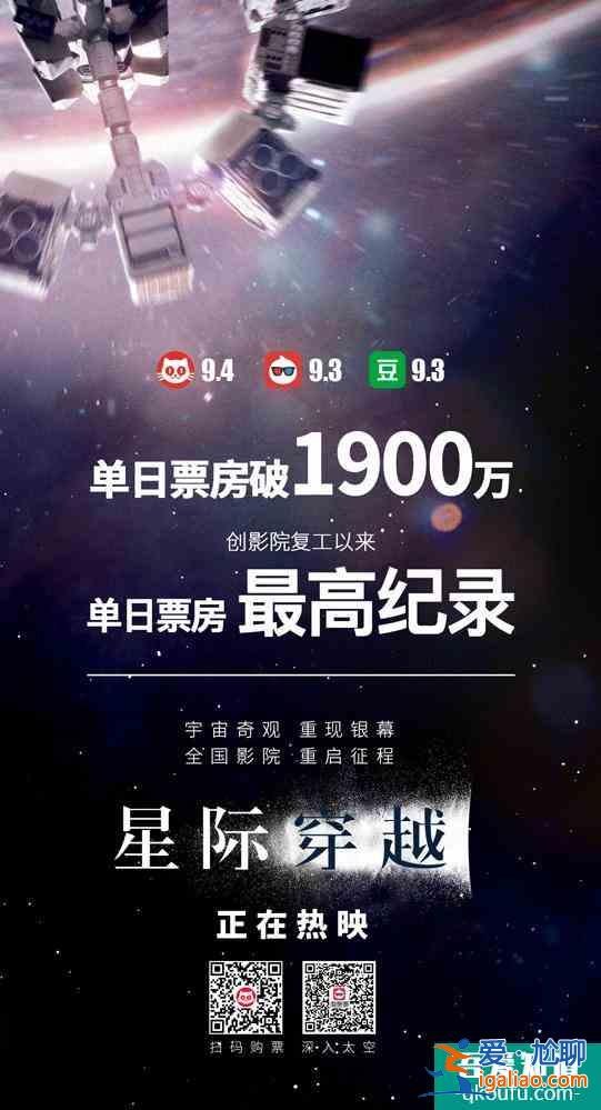 “中场休息”难挡观影热情，《星际穿越》重映首日票房再夺冠？