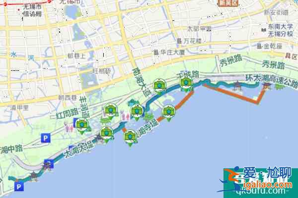 无锡贡湖湾彩虹步道地址及交通指南？