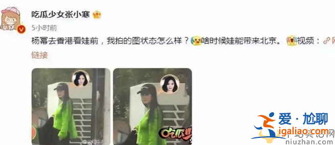 曝刘恺威女友李晓峰怀孕两月 全家围着转小糯米糟冷落，杨幂返港疑夺娃