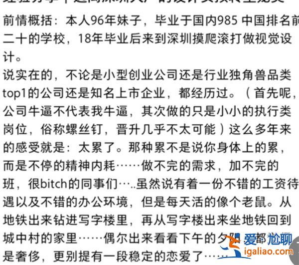 从大公司裸辞的985高校女大学生，，宁愿给宠物做美容[裸辞]？