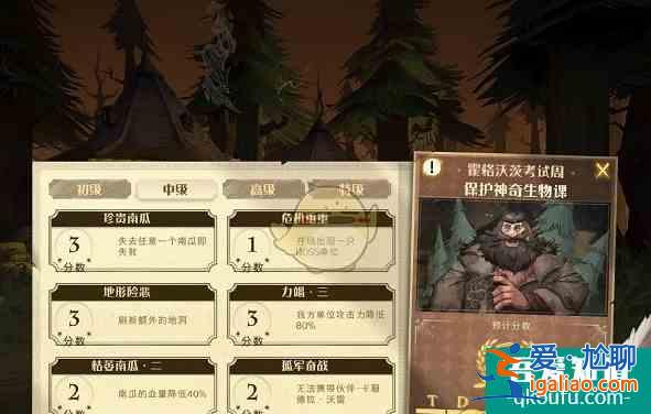 哈利波特魔法觉醒中级地精考试怎么通关 具体介绍？