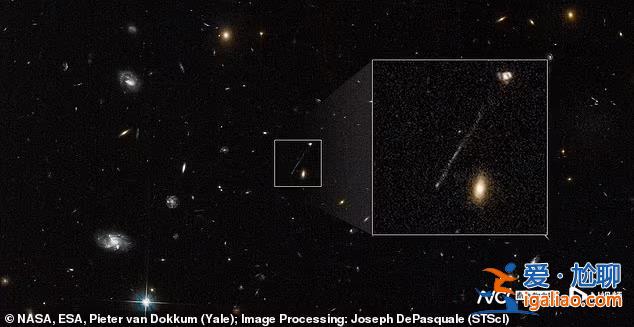 一个“逃逸”黑洞正撕裂宇宙 距离地球75亿光年？