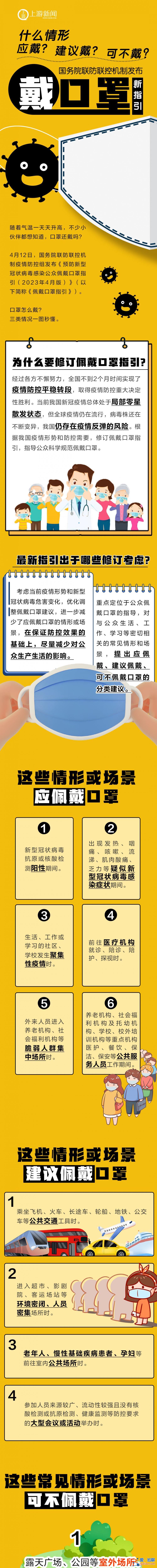 图鉴录 | 不同场景怎么戴口罩？国务院联防联控机制发布新指引？