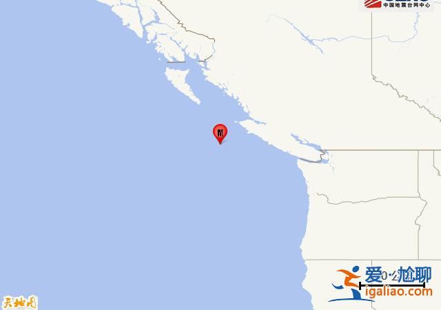 加拿大温哥华岛附近海域发生6.1级地震？