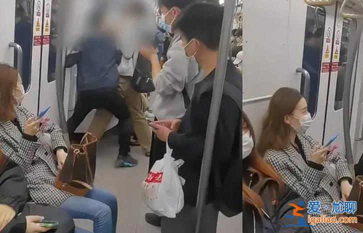 上海地铁2男子争抢车厢门前站位 两人并未发生口角？