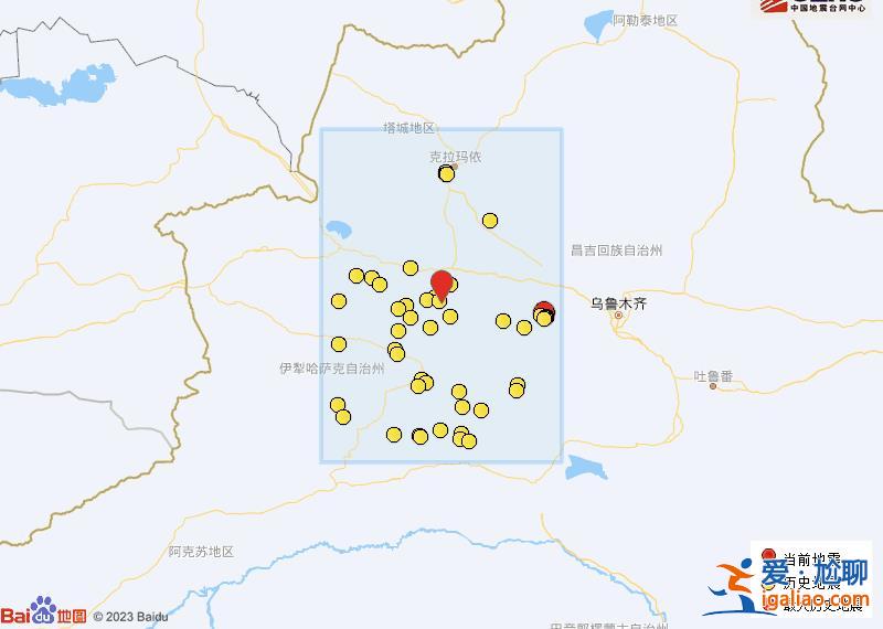 新疆塔城地区乌苏市发生3.1级地震？