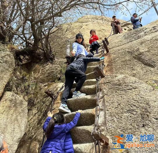 郭晶晶地位为什么这么高 打扮低调带娃乘高铁出游 陪孩子爬华山被夸