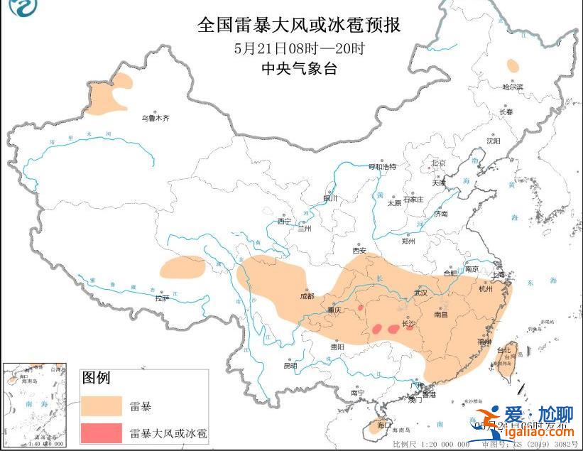 多预警齐发！强降水+雷暴大风+冰雹 江西浙江福建局地有大暴雨？