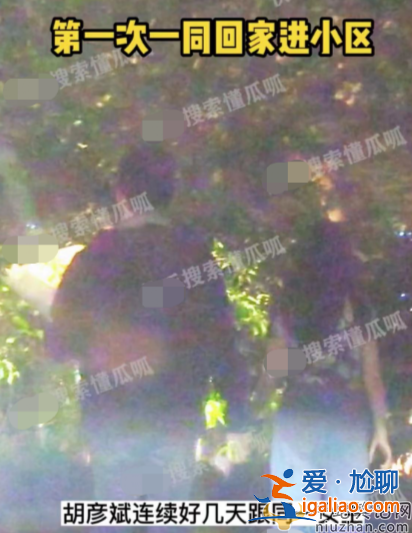 胡彦斌新恋情曝光!和美女约会深夜散步回家，疑似同居