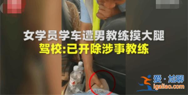 驾校教练摸女学员被开除[学员开除]？