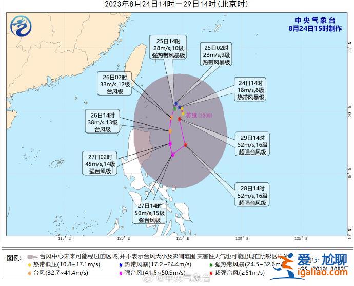 逐渐向台湾东部沿海靠近 或成超强台风？