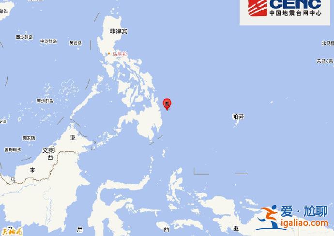 菲律宾发生5.9级地震 震源深度50千米？