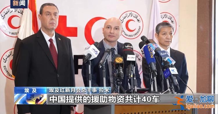 中国援加沙地带物资交接证书签字仪式举行？