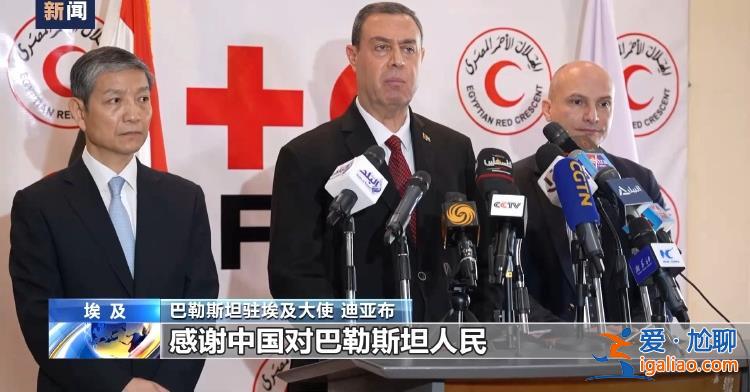 中国援加沙地带物资交接证书签字仪式举行？