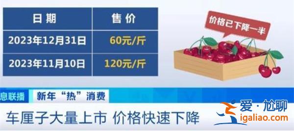 车厘子价格“腰斩”后，能实现车厘子自由了吗[腰斩]？
