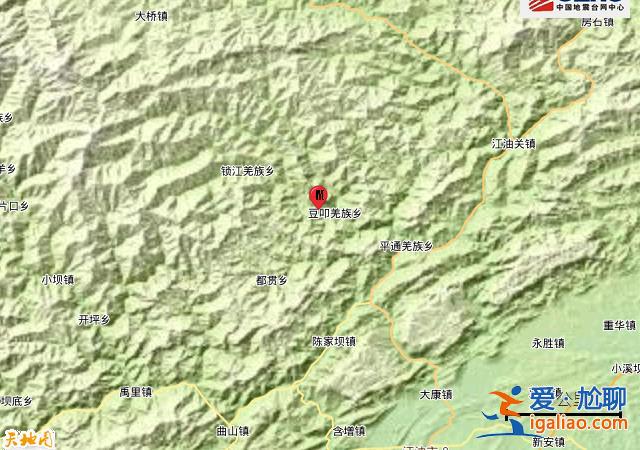 四川绵阳市平武县发生3.1级地震？