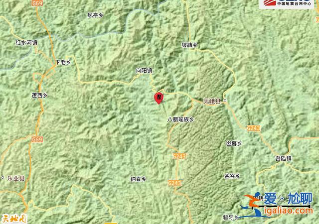 广西河池市天峨县发生4.4级地震 震源深度10公里 周边有多个村镇？
