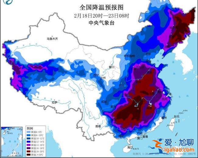 寒潮橙色预警继续发布！湖南湖北等局地累计降温或超20℃？