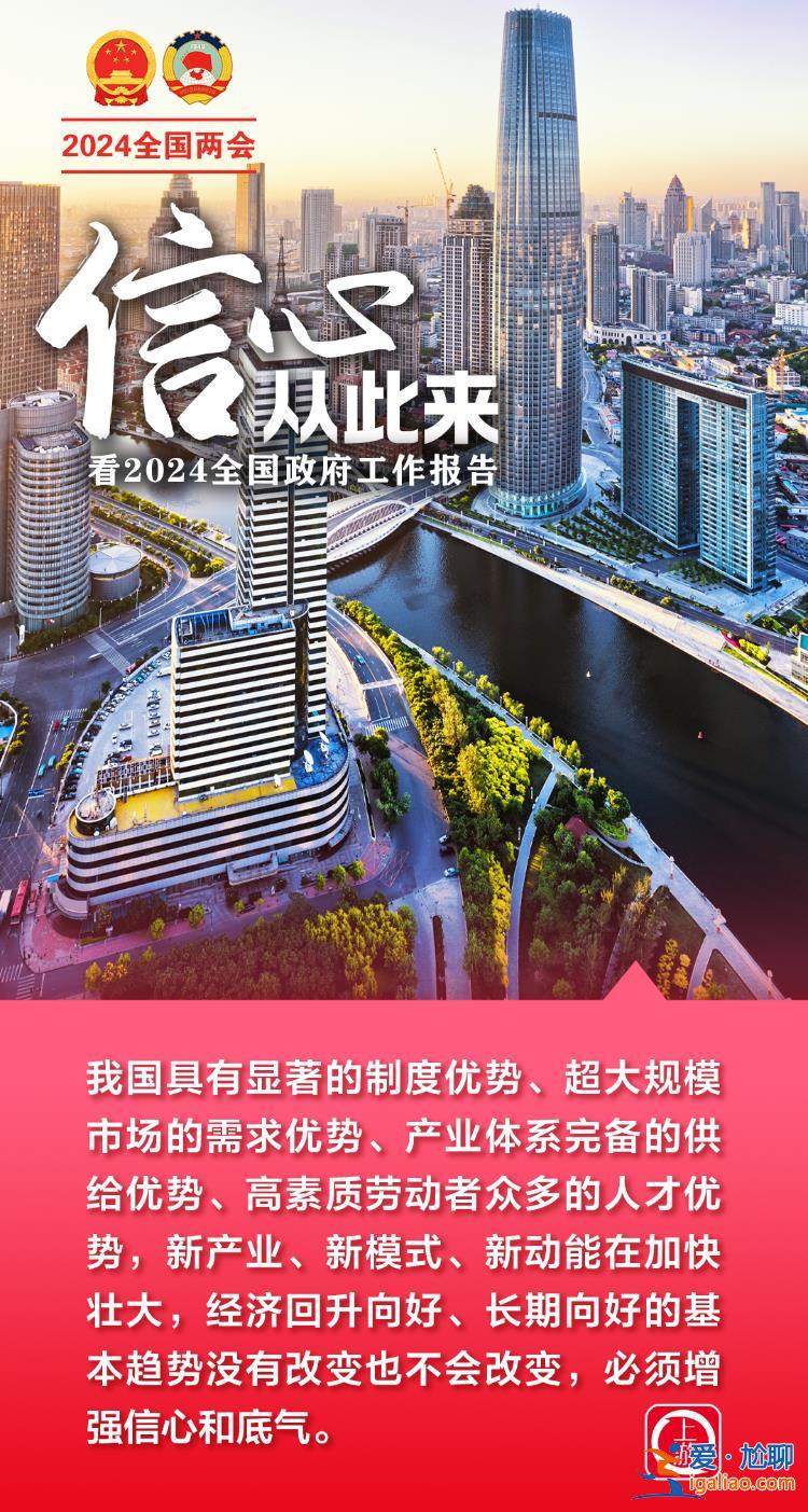 两会海报丨信心从此来！看2024全国政府工作报告？