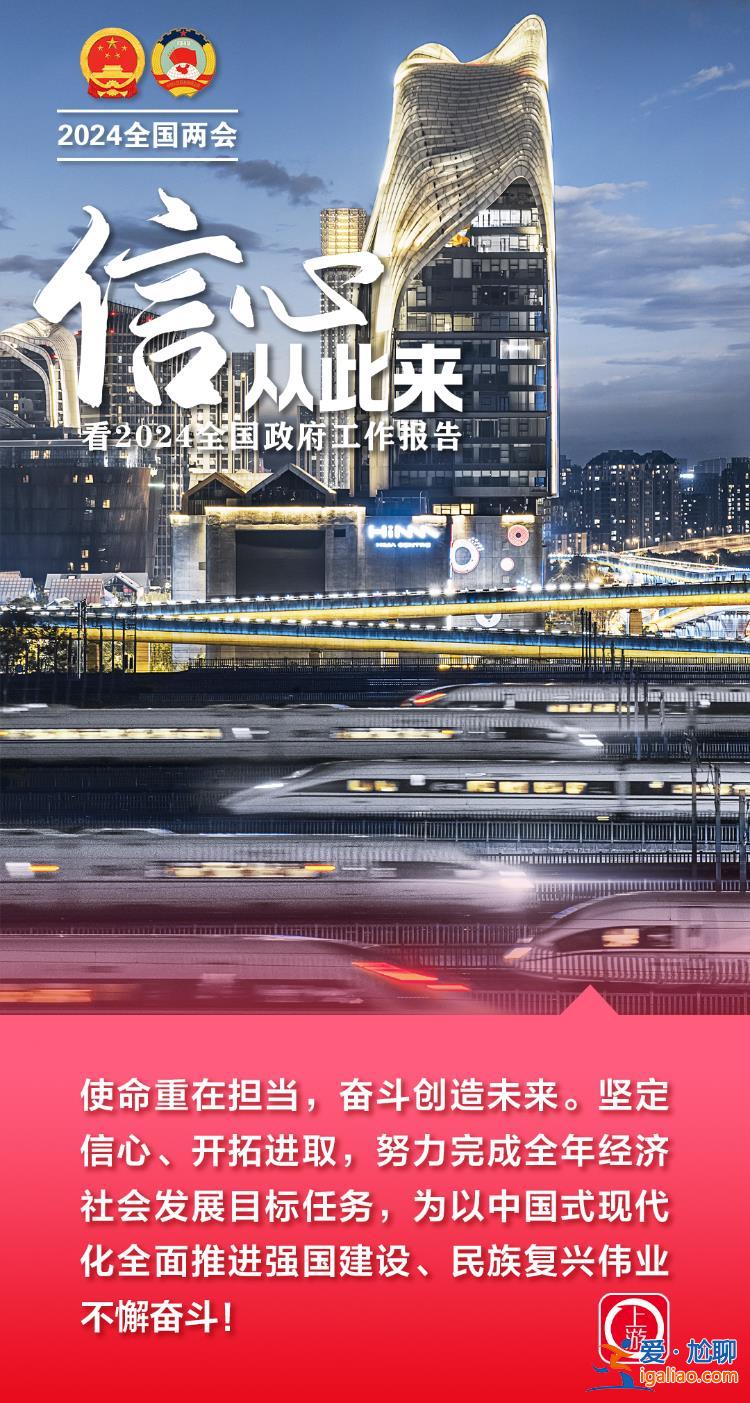两会海报丨信心从此来！看2024全国政府工作报告？