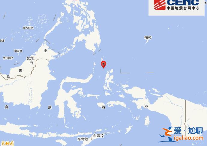 印尼马鲁古海北部发生6.5级地震 震源深度40千米？