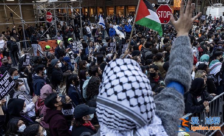 全美多地高校爆发反战示威 呼吁加沙停火？