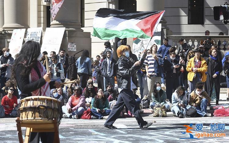 全美多地高校爆发反战示威 呼吁加沙停火？