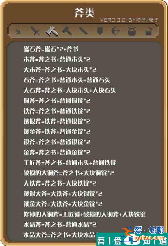 锻冶屋英雄谭合成表大全  锻冶屋英雄谭合成表一览？