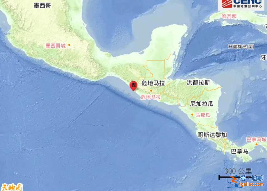 墨西哥沿岸近海发生6.4级地震？