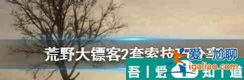 荒野大镖客2怎么使用套索 野大镖客2套索技巧？